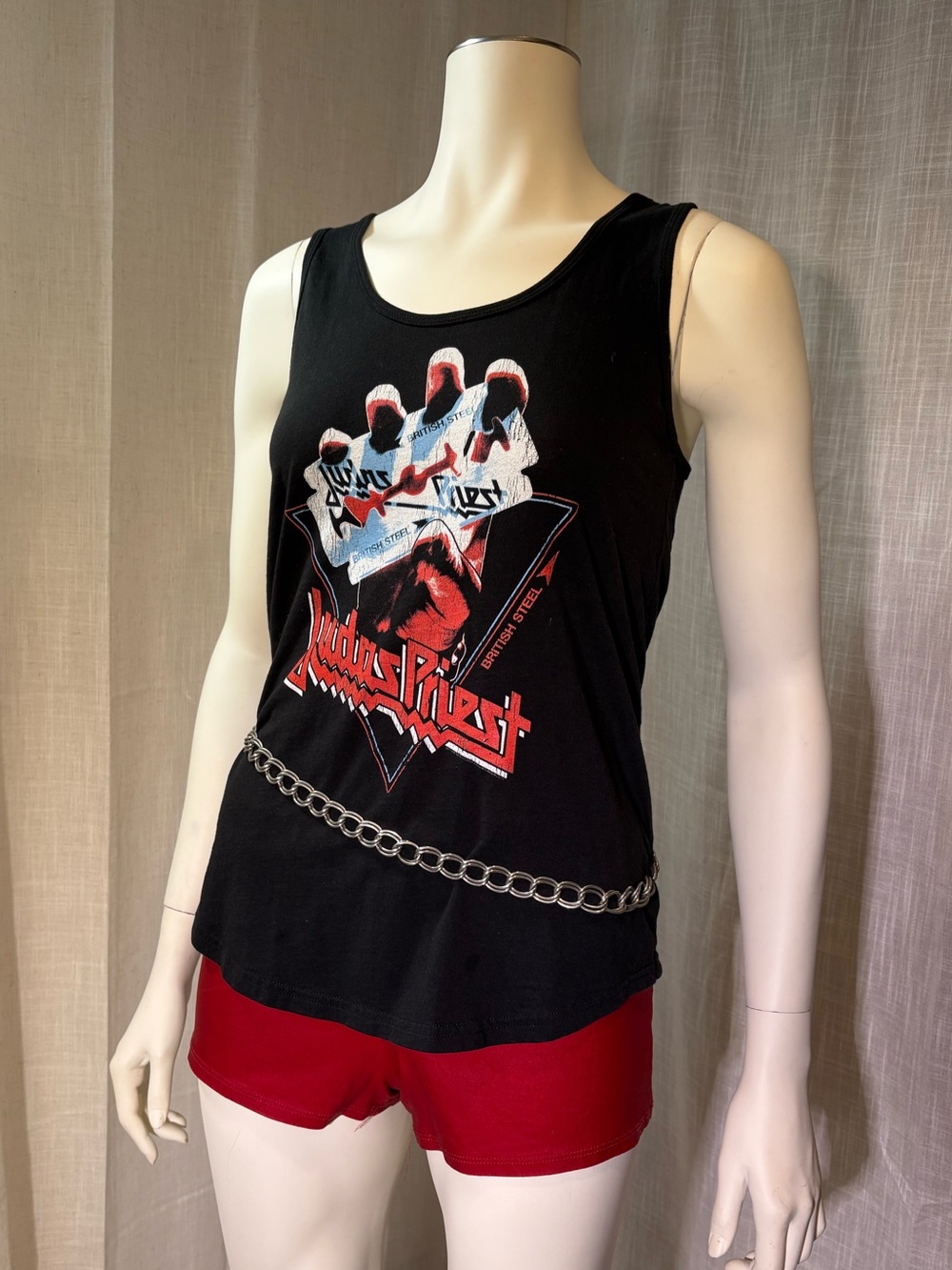 Judas Priest British Steel Black Tank Top